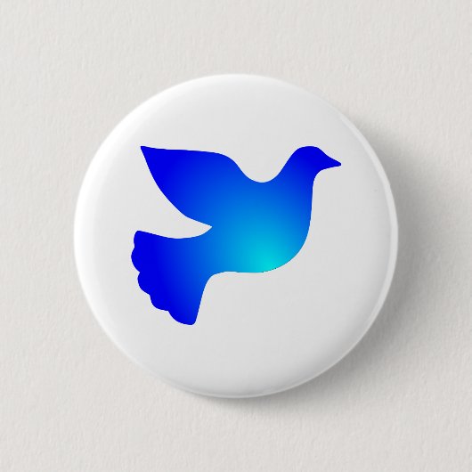 Friedenstaube peace dove 缶バッジ (正面)