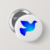 Friedenstaube peace dove 缶バッジ (正面&裏面)