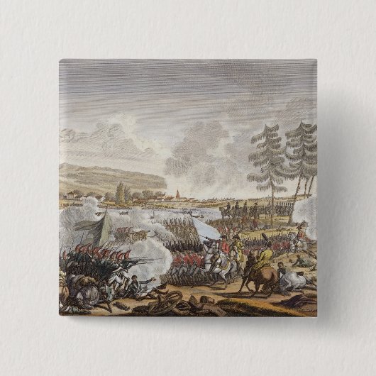 Friedlandの戦い、刻まれる1807年6月14日 缶バッジ (正面)
