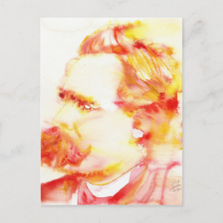friedrich nietzsche – 水色ポートレート.3 ポストカード