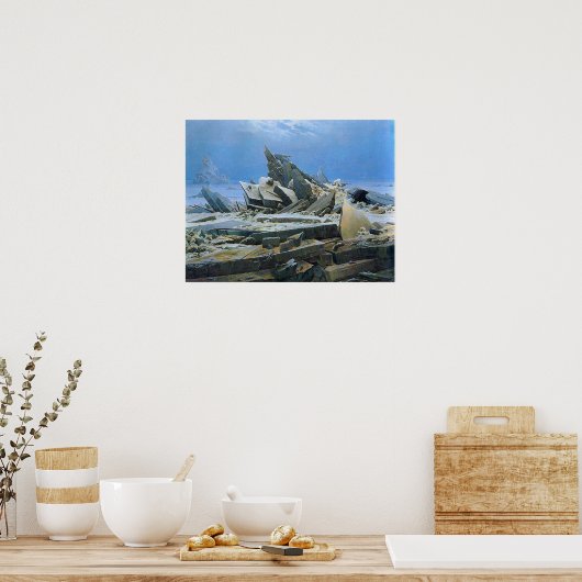 Friedrich - Sea Of Ice ポスター (キッチン)