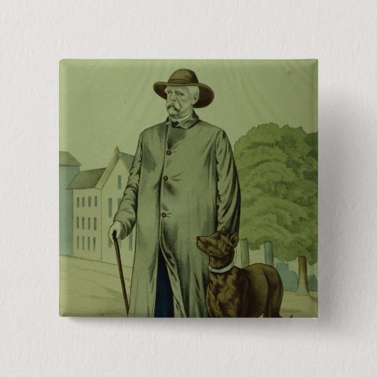 FriedrichsruhのPrince Otto Von Bismarck 缶バッジ (正面)