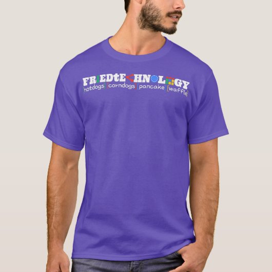 FriEdTechnologyホットドッグ Tシャツ (正面)