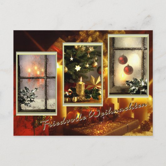 friedvolle Weihnachten 案内ポストカード (正面)