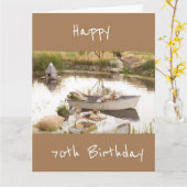 FRIEND最高のの*70th*誕生日カード カード (黄色い花)