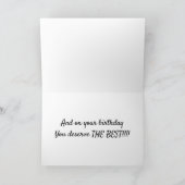 **FRIEND**最高ののご利用をお祈りしています。最高の誕生日 カード (内部)