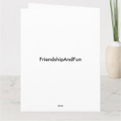 **FRIEND**誕生日がWISHSカードを使用 カード (裏面)