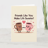 Friend Appreciation Mugs Card カード (正面)