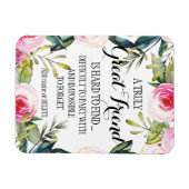 Friend Bestie Thank you Script Friend Valuation マグネット (横)