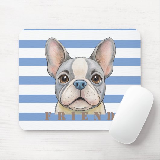 Friend Bulldog マウスパッド (マウス)