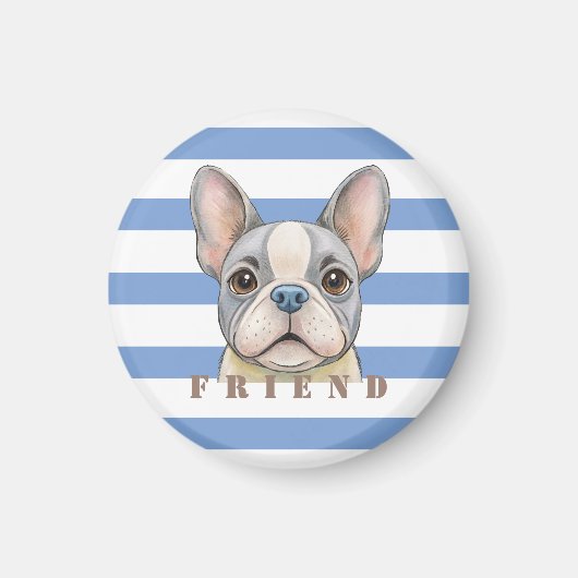 Friend Bulldog マグネット (正面)