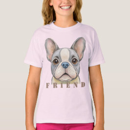 Friend Bulldog Tシャツ