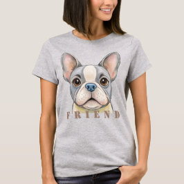 Friend Bulldog Tシャツ