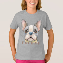Friend Bulldog Tシャツ