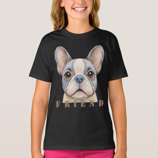 Friend Bulldog Tシャツ (正面)