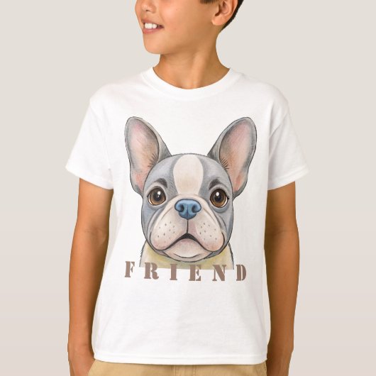 Friend Bulldog Tシャツ (正面)