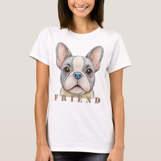 Friend Bulldog Tシャツ (正面)