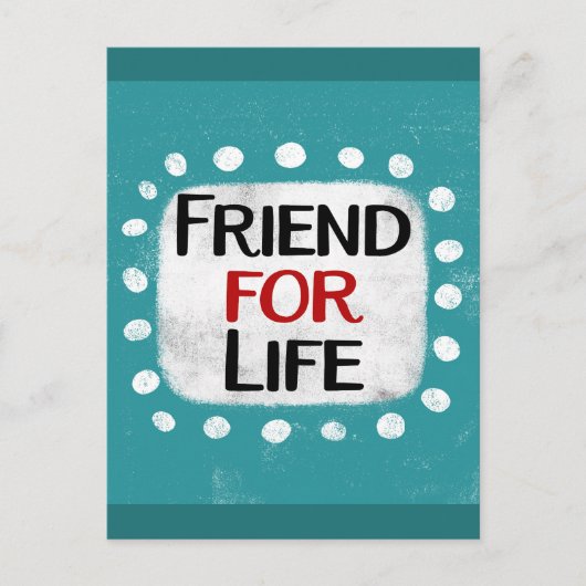 Friend For Lifeはがき ポストカード (正面)