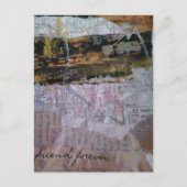 Friend Forever mixed media collage ポストカード (正面)