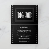 FRIEND Groomsman Wedding Invite おもしろい - 招待状 (内部)