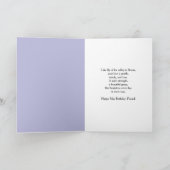 Friend Happy May Birthday Lily of Valley カード (内部)