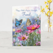 Friend Happy Mothers Day with Garden Flowers カード (黄色い花)