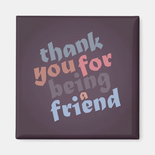 Friend Magnetありがとう マグネット (正面)