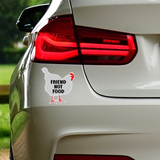 Friend Not Food, Vegan Sticker シール