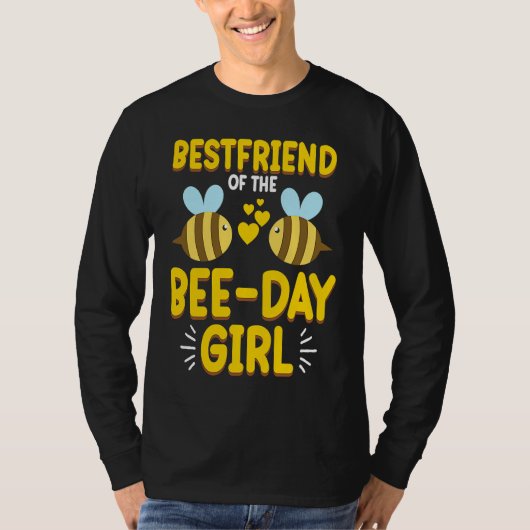 Friend Of Bee Day Girl Honey Beekeeper Beekeeping  Tシャツ (正面)