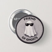 Friend Of Ghosts Button 缶バッジ (正面&裏面)