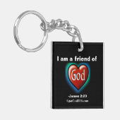 Friend of GodハートgotGod316.com キーホルダー (正面左)