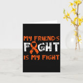 Friend´s Fight My Fight Blood Cancer Leukemia Awar カード (黄色い花)