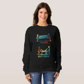 Friend Vs Best Friend Sarcasm Sarcastic Humor BFF スウェットシャツ (正面フル)