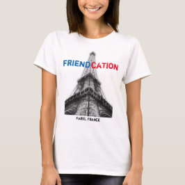 FriendcationエッフェルパリのTシャツ Tシャツ