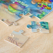 FriendFishかわいい漫画の魚のパズル ジグソーパズル (側面)