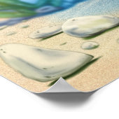 FriendFishかわいい漫画の魚のポスター ポスター (角)