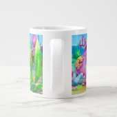 FriendFishかわいい漫画の魚 ジャンボコーヒーマグカップ (裏面)