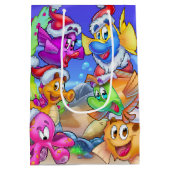 FriendFishアニメ抱き枕魚 ミディアムペーパーバッグ (裏面)