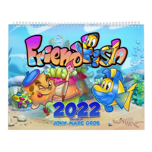 FriendFishアニメ魚 カレンダー (カバー)