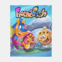 FriendFishフリースブランケット