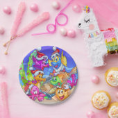 FriendFishマンガのクリスマスプレート ペーパープレート (パーティー)