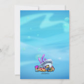 FriendFish可愛い漫画感謝していあなたのグリーティングカード サンキューカード (裏面)