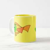 FriendFish漫画のマグメル ツートーンマグカップ (正面左)