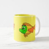 FriendFish漫画のマグメル ツートーンマグカップ (正面右)