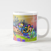 FriendFish魚の漫画の大きなマグカップ ジャンボコーヒーマグカップ (右)