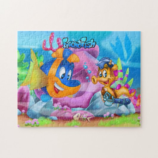 🐟 FriendFish フィッシングパズル 🎣 ジグソーパズル (横)