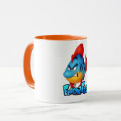 🐠 FriendFish マグカップシリーズ – かわいい+カラフル マグカップ (正面左)