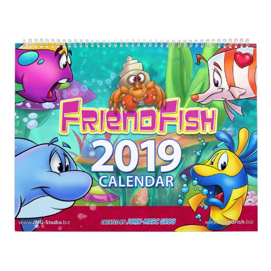 FriendFish 2019のカレンダー カレンダー (カバー)