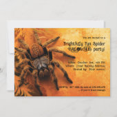 Friendlyおもしろいスパイダーハローウィンパーティ 招待状 (正面)