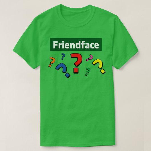Friendly疑問符 Tシャツ (デザイン正面)